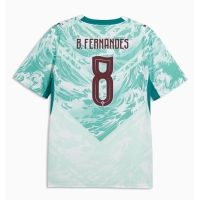Camiseta Portugal Bruno Fernandes #8 Segunda Equipación Replica Mundial 2026 mangas cortas